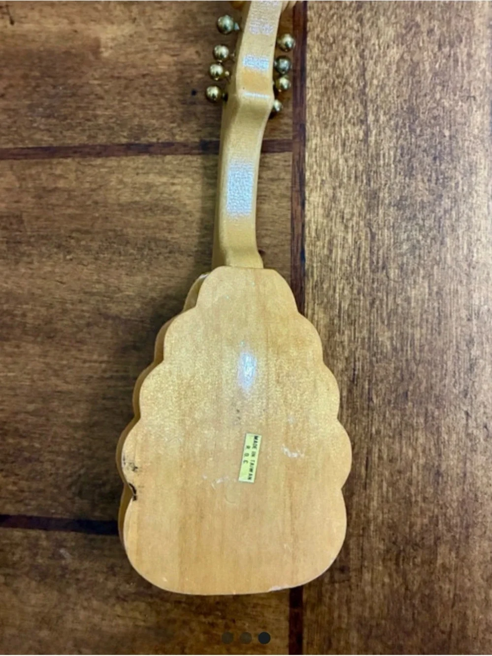 Silvestri Christmas Tree Holiday Ornament Decorative Wooden Mandolin Instrument